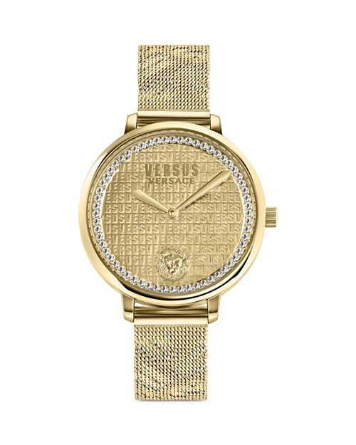 

Часы La Villette с кристаллами, 36 мм Versus Versace, цвет Gold