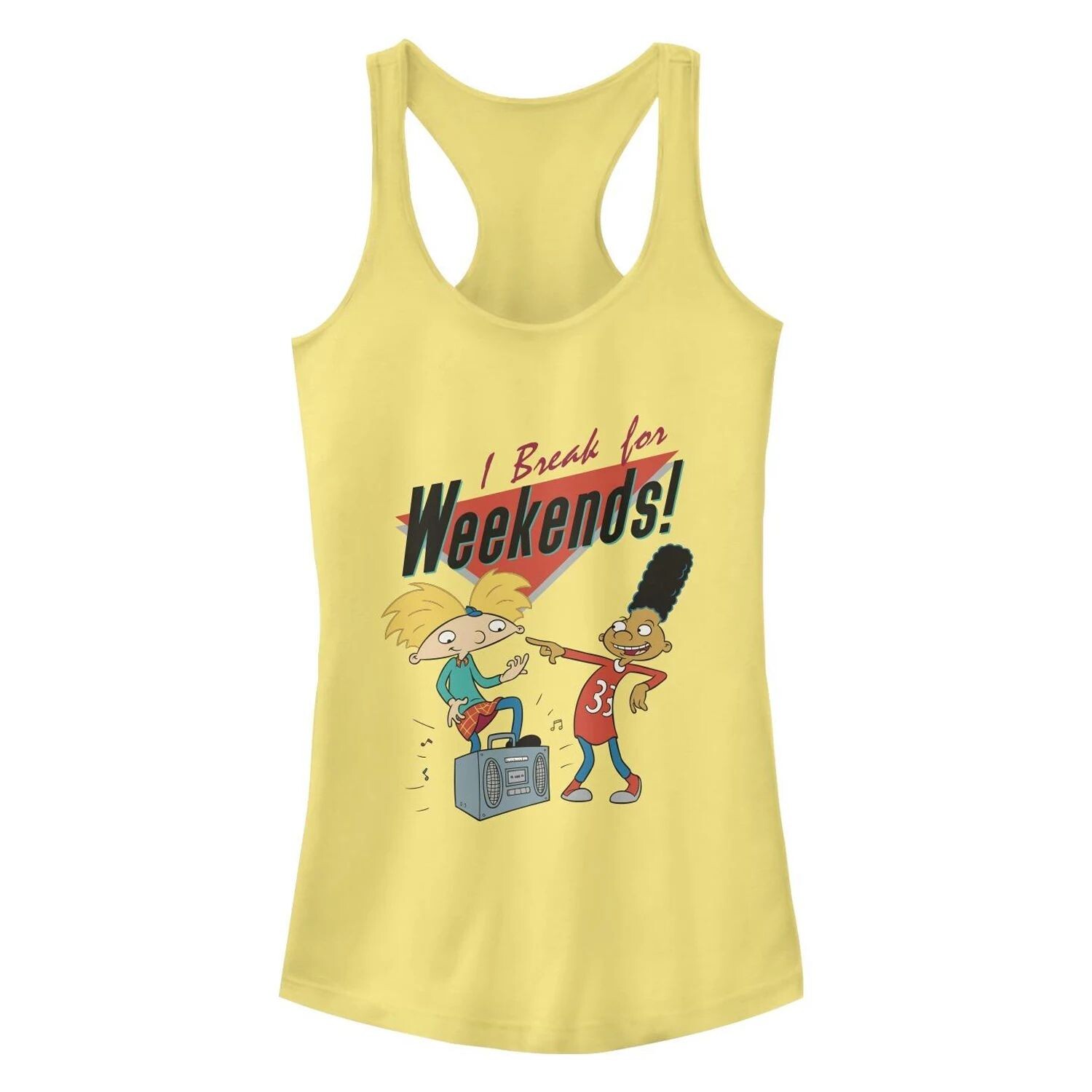 

Майка Hey Arnold Break For Weekends для юниоров Licensed Character