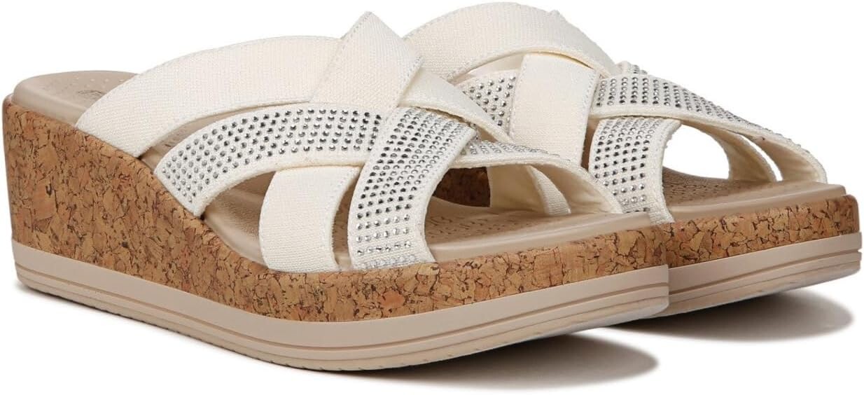 

Сандалии Bzees Reign Wedge Sandals, цвет Sugar White