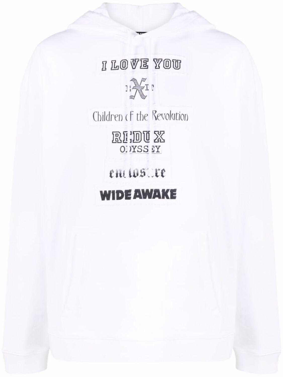 

Худи I Love You Raf Simons, белый
