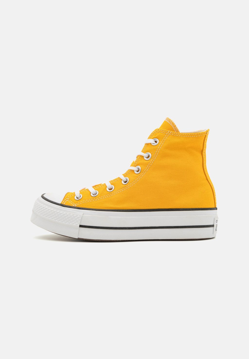 

Высокие кеды Chuck Taylor All Star Lift Converse, цвет yellow/white/black, Оранжевый