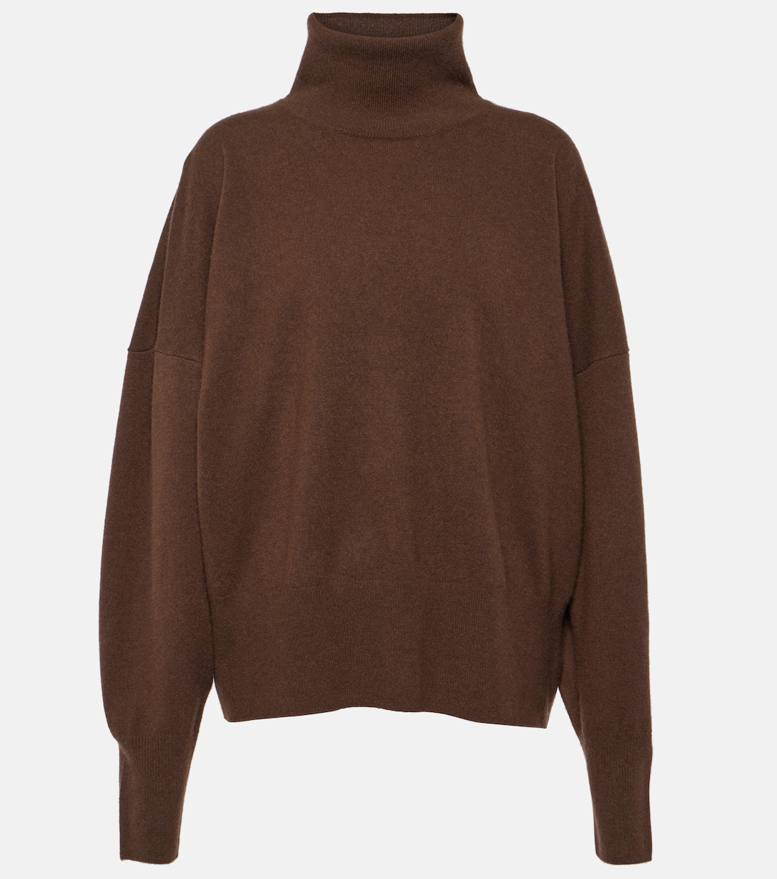 цена Кашемировый свитер с высоким воротником Toteme, коричневый