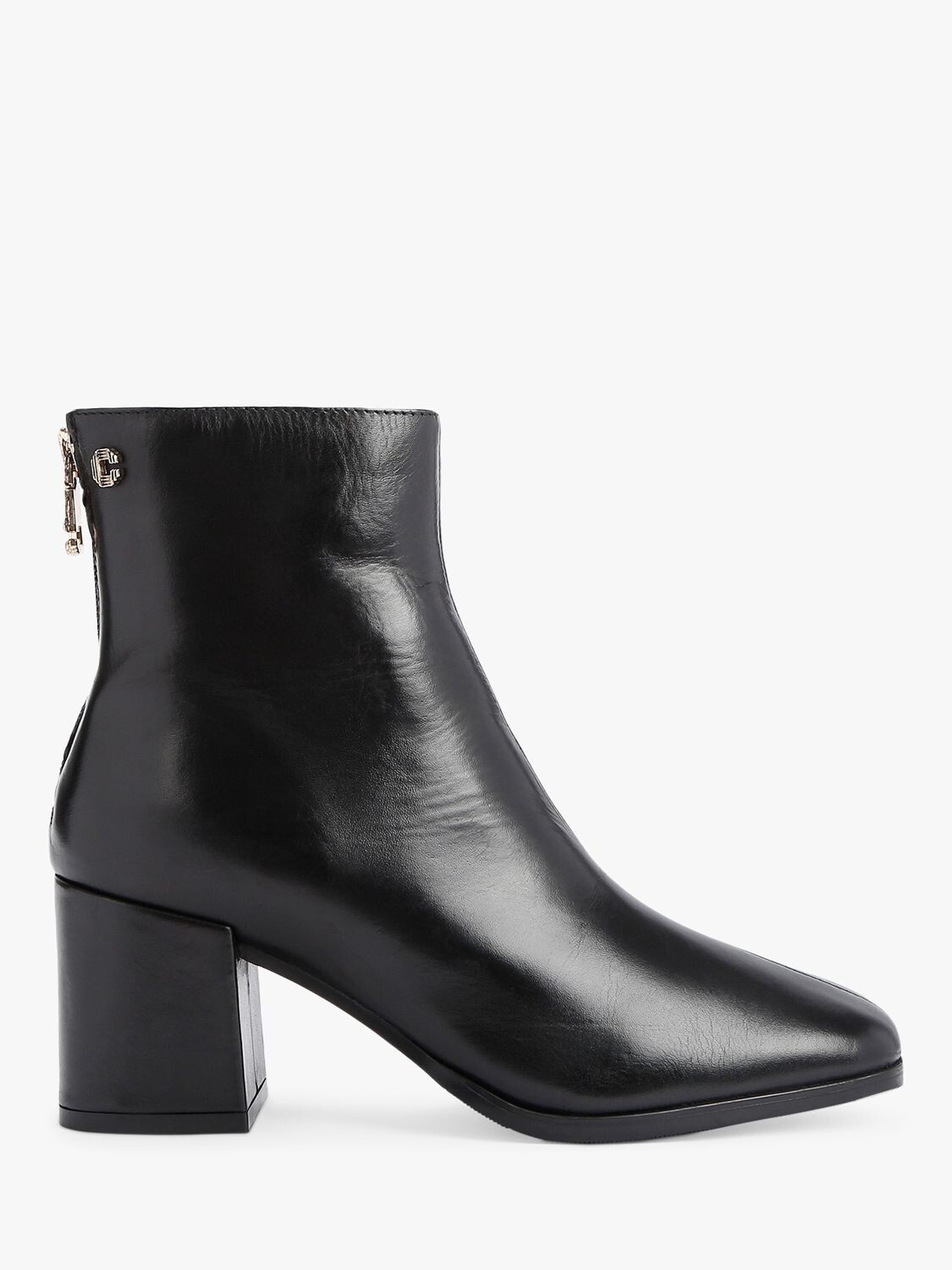 

Кожаные ботильоны Carvela Comfort Soothe на блочном каблуке, черные