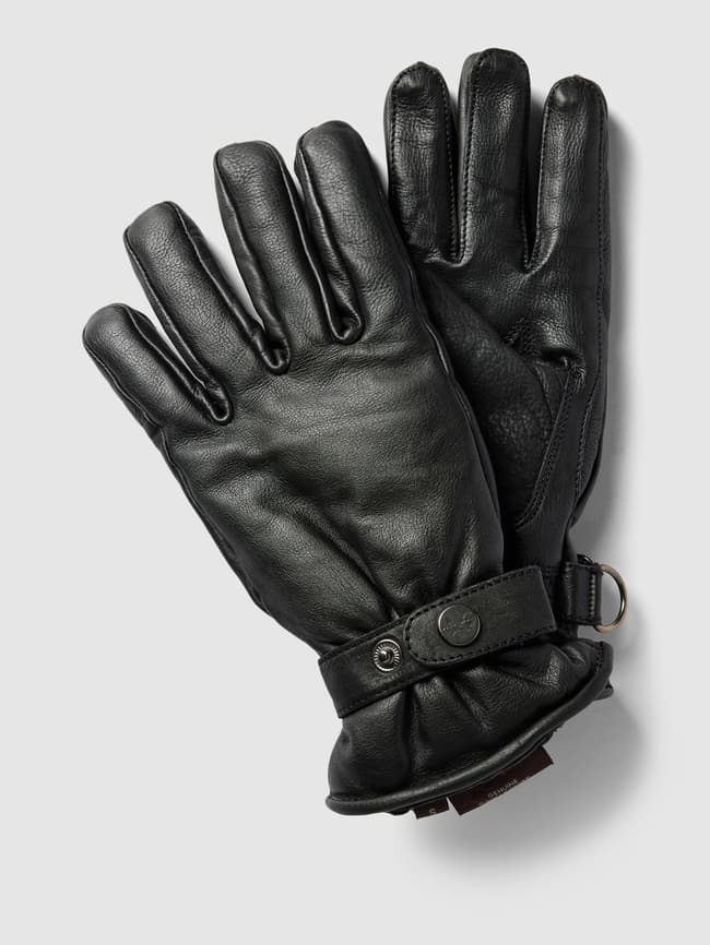 Кожаные перчатки с регулируемым ремешком Pearlwood, черный искусственные перчатки 3 мм защита от царапин для дайвинга с регулируемым ремешком сохраняет тепло для подводной охоты каякинга