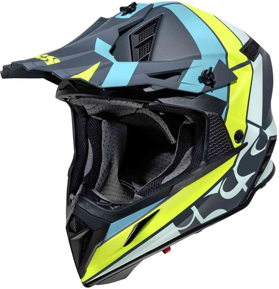 189 2.0 Шлем для мотокросса IXS, синий/желтый