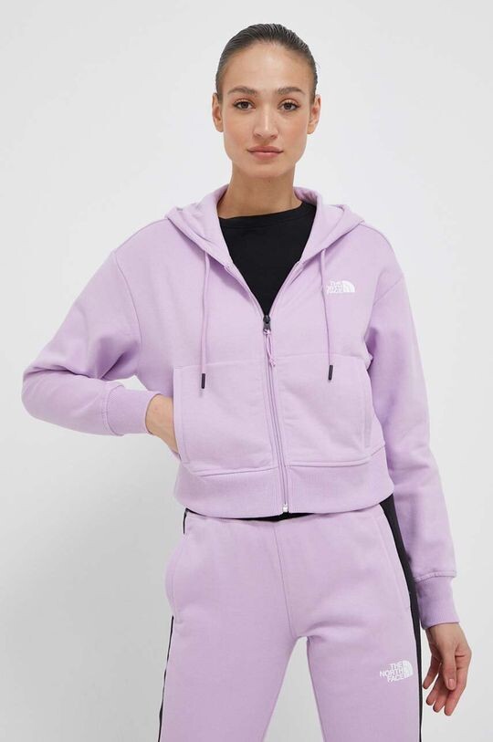 

Хлопковая толстовка The North Face, розовый