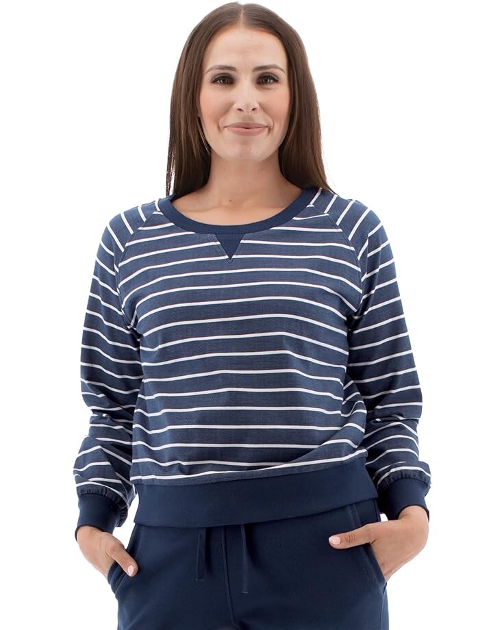 

Толстовка Aventura Clothing Savita, цвет Insignia Blue Stripe