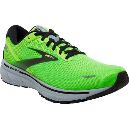 

Кроссовки для бега Ghost 14 мужские Brooks, цвет Green Gecko/Blue/Black