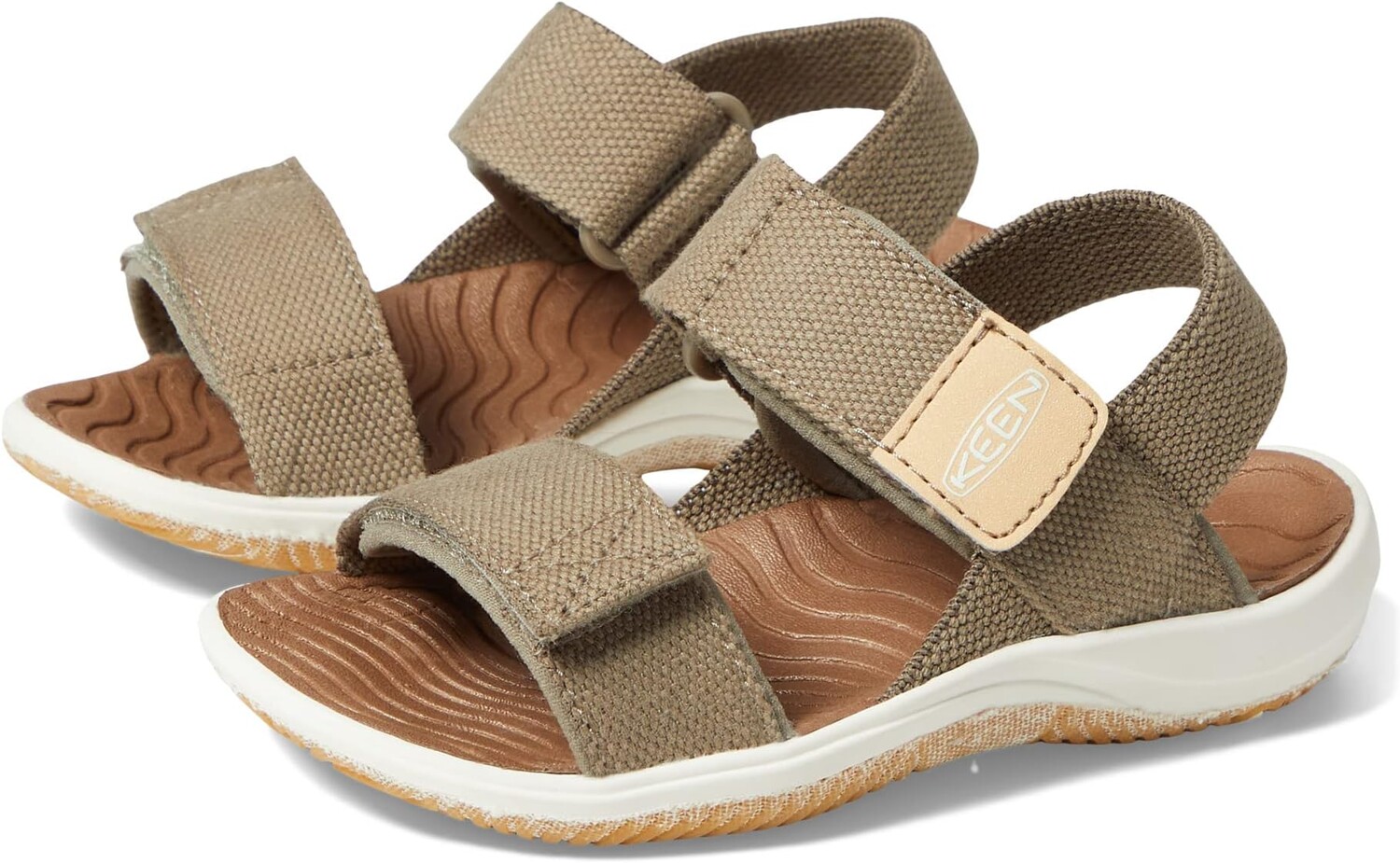 

Сандалии Elle Backstrap KEEN, цвет Brindle/Star White