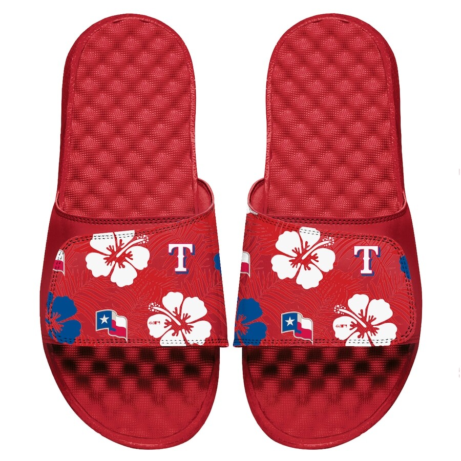

Шлепанцы ISlide Texas Rangers, красный