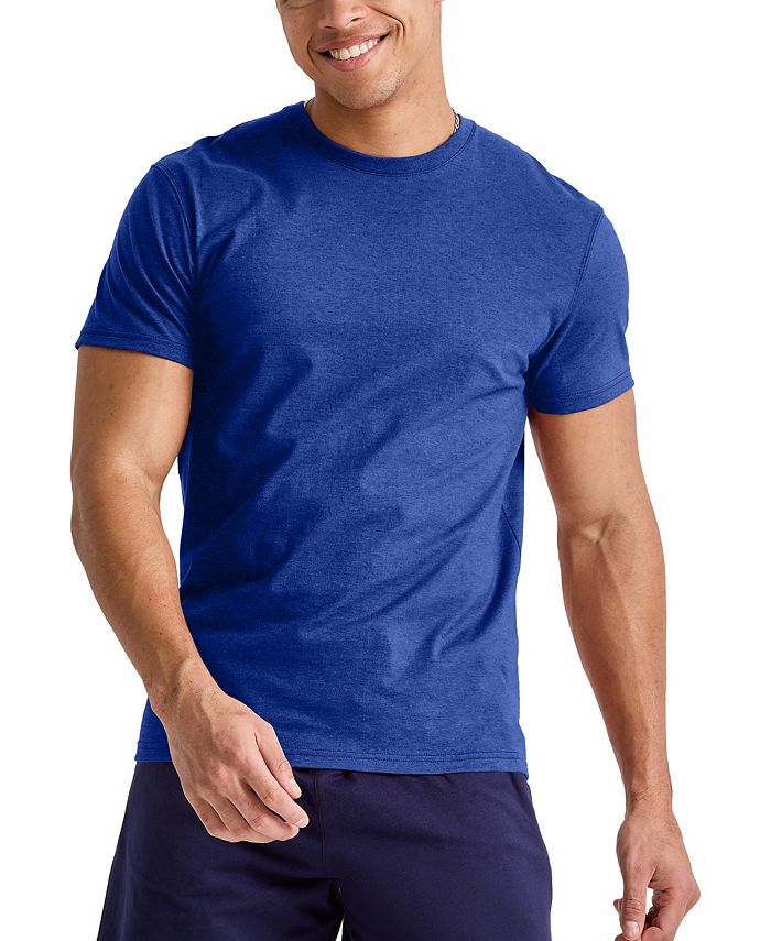 Мужская футболка Originals Tri-Blend с короткими рукавами Hanes, цвет Royal Tri-blend мужская футболка originals tri blend с короткими рукавами и карманами hanes черный