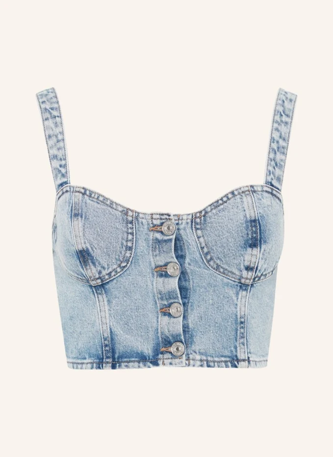 

Топ corselette cbx7fam 7 For All Mankind, синий