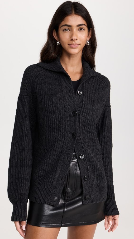

Свитер Proenza Schouler White Label Cotton Cashmere, угольный