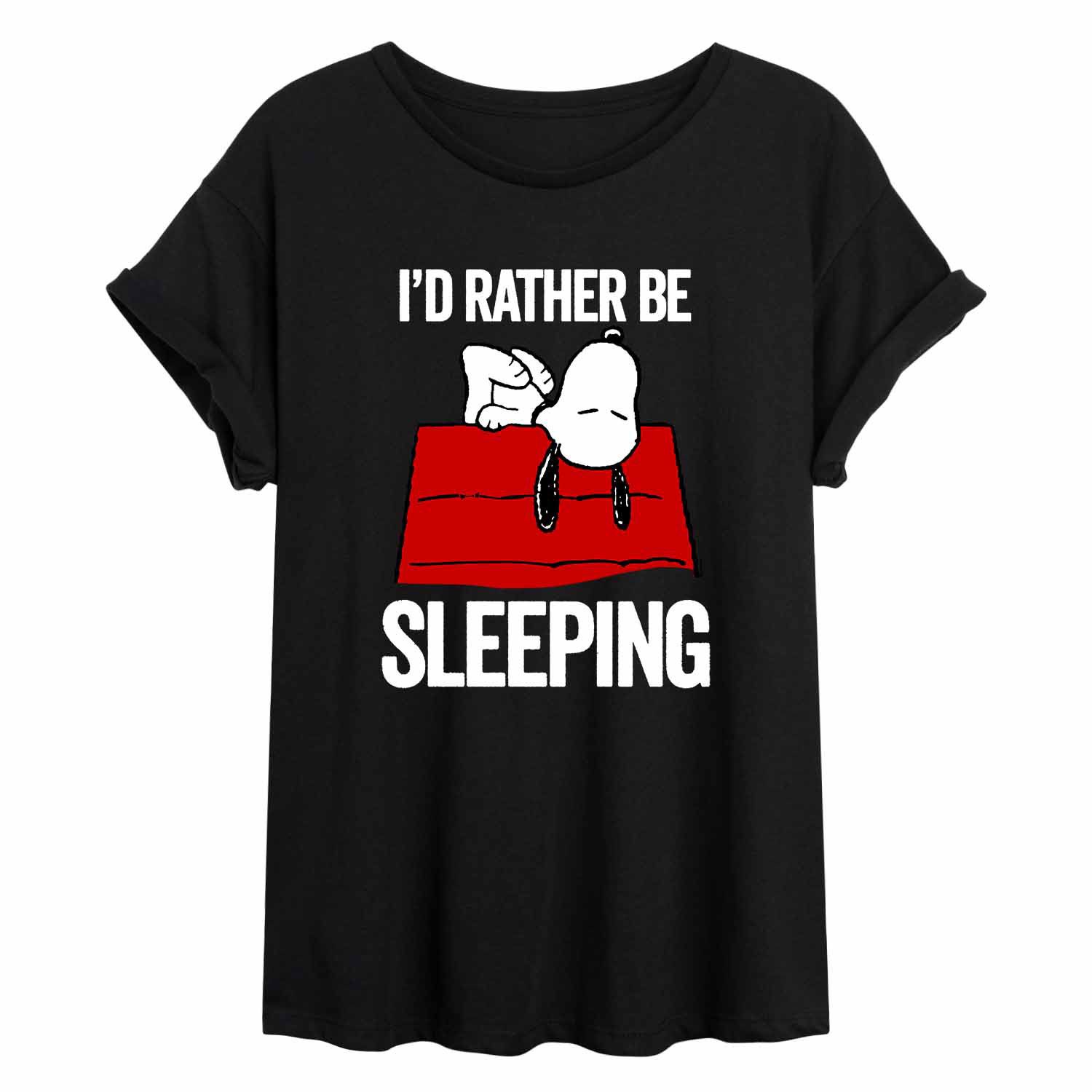

Детская струящаяся футболка Peanuts Snoopy «Я лучше буду спать» Licensed Character