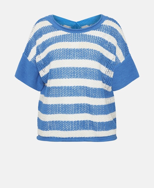 

Пуловер с короткими рукавами United Colors of Benetton, синий