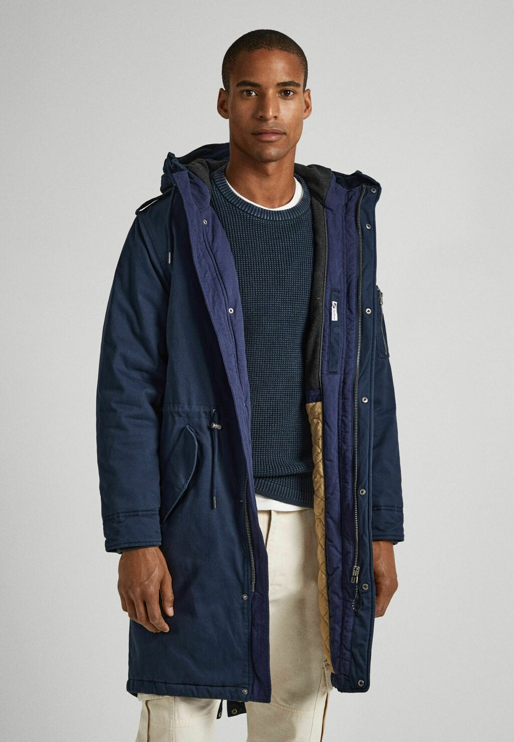 

Зимнее пальто Bowie Pepe Jeans, цвет dulwich blue