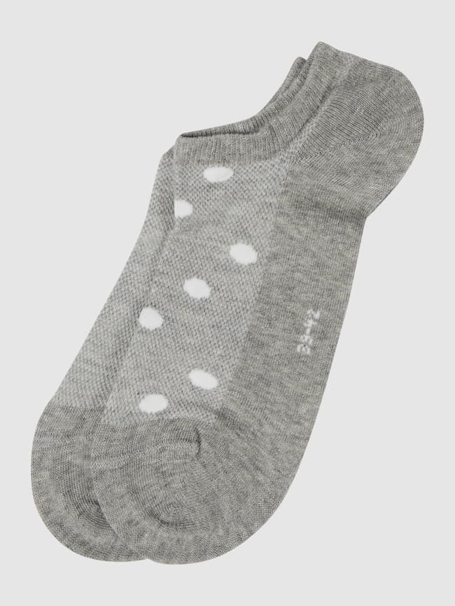 Носки-кроссовки из смеси органического хлопка Esprit, светло-серый