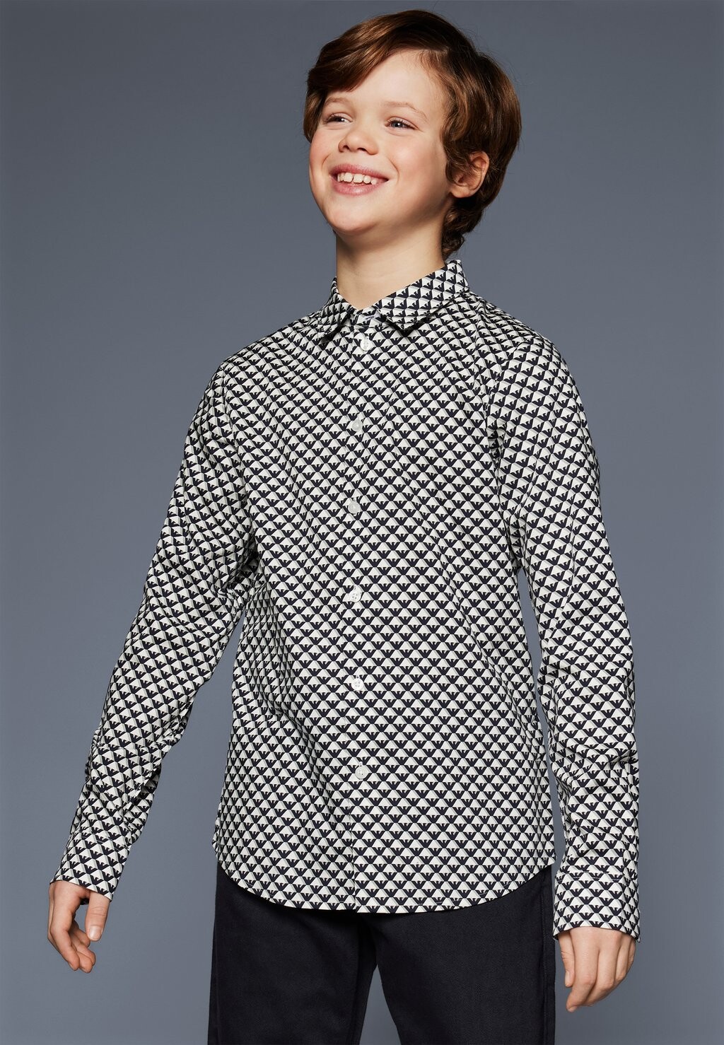 

Рубашка Emporio Armani, цвет black/white
