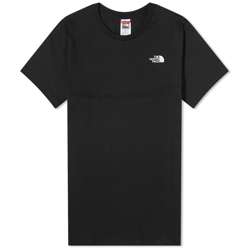 

Простая футболка The North Face с куполом, черный
