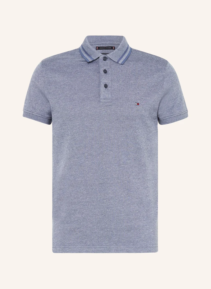 

Рубашка-поло узкого кроя из пике Tommy Hilfiger, синий