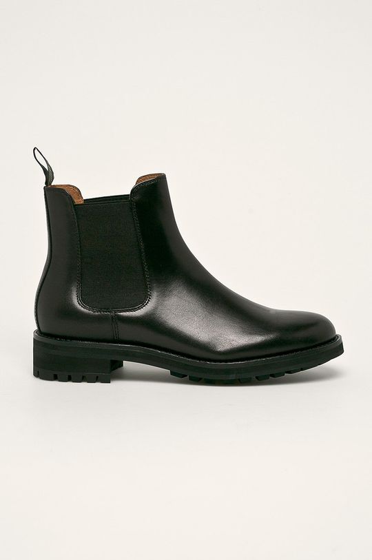 Кожаные ботинки челси Polo Ralph Lauren, черный ботинки polo ralph lauren talan mid boots mid cut черный