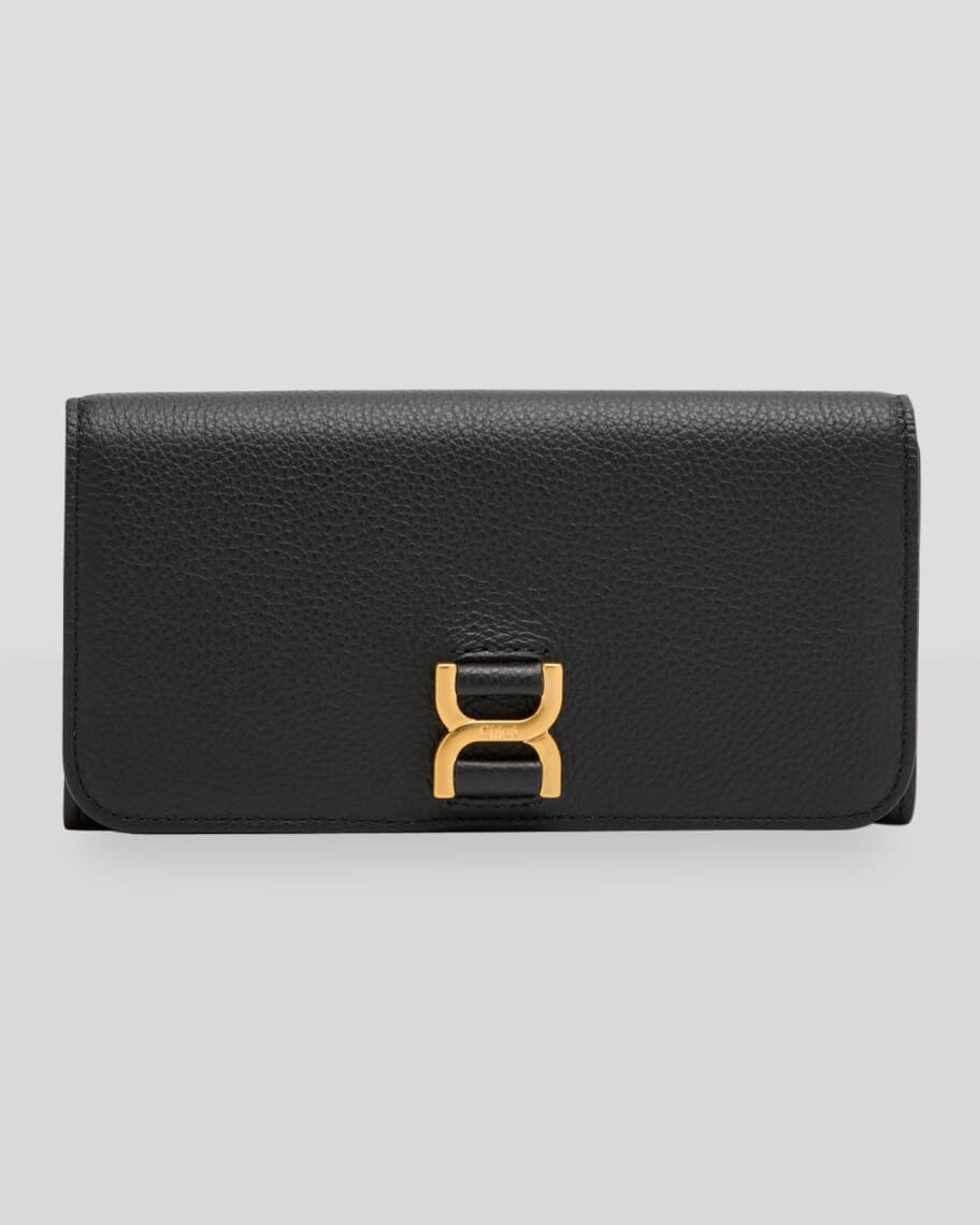 

Бумажник Marcie из зернистой кожи в два сложения Chloe