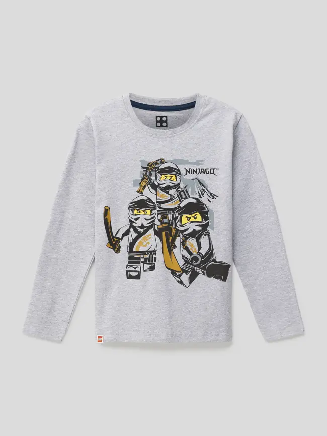 

Лонгслив с мотивным принтом LEGO WEAR, серый