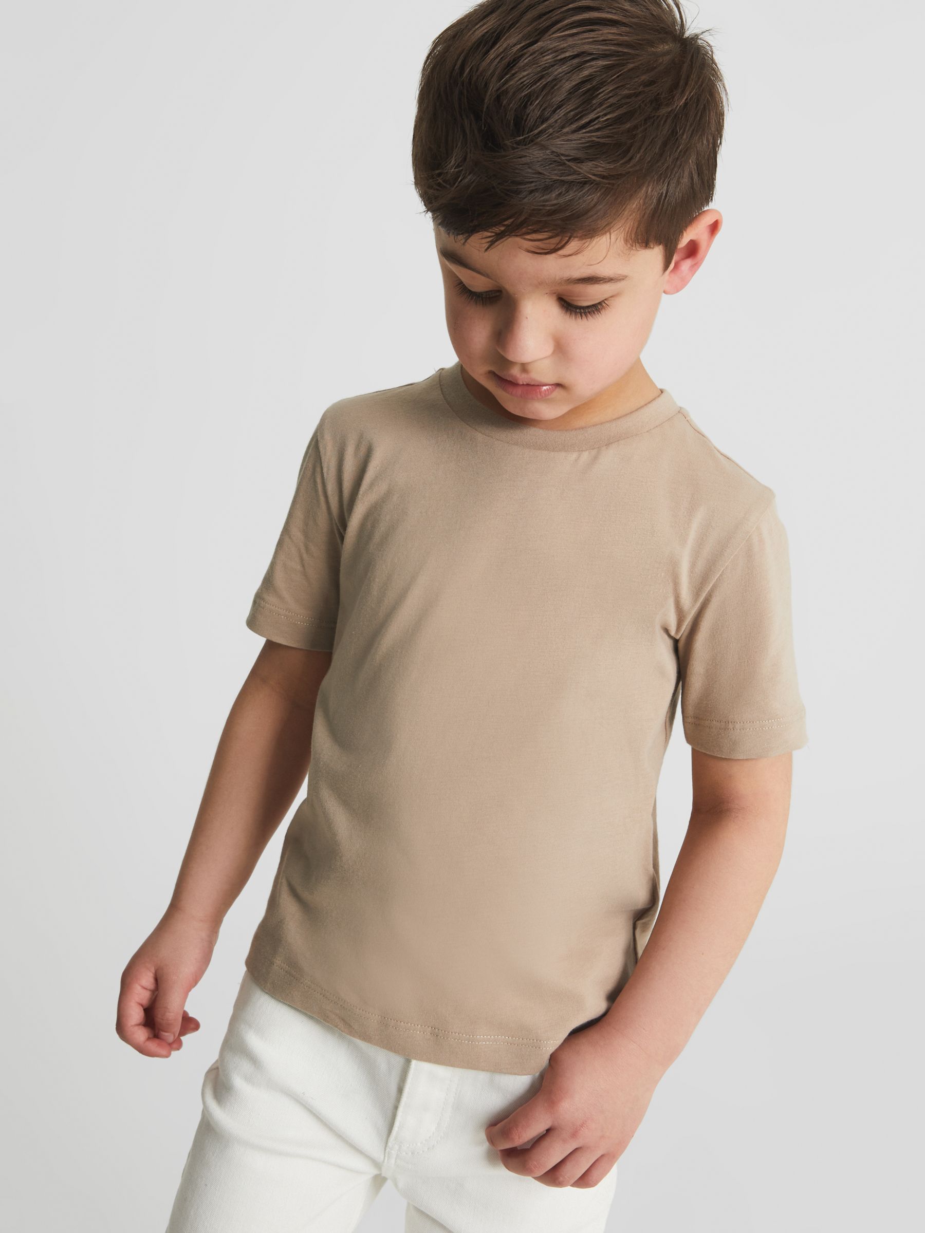 Детская футболка Bless с круглым вырезом Reiss, камень
