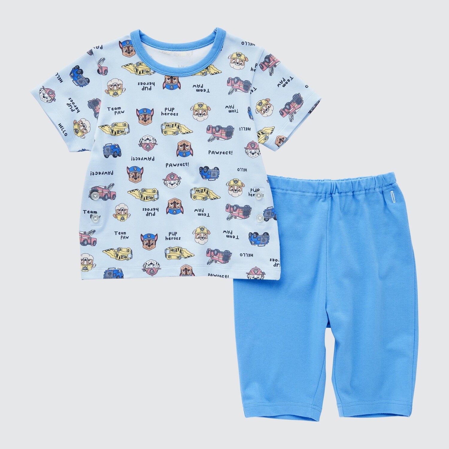 

Пижама UNIQLO PAW Patrol с короткими рукавами, синий