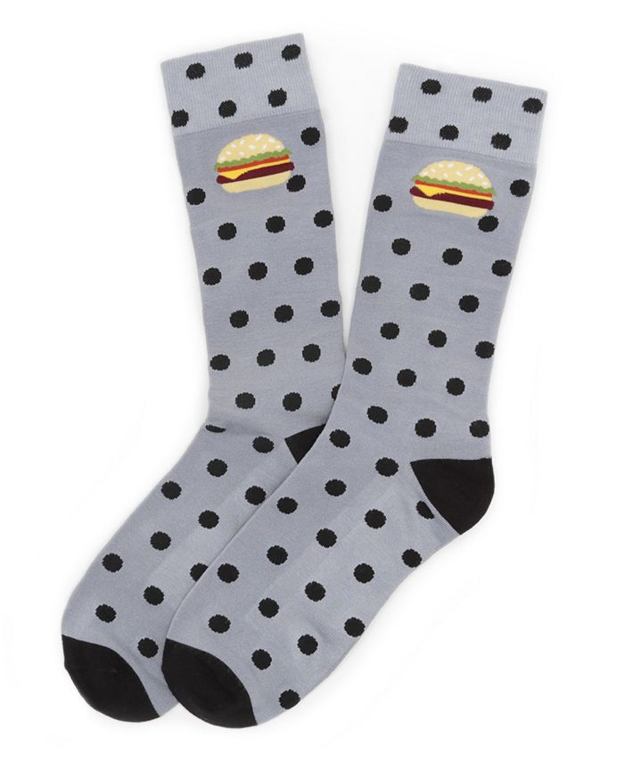Мужские носки с чизбургером Cufflinks Inc., серый бантик v i pet пара розовый с черным горошком бусинка сердечко