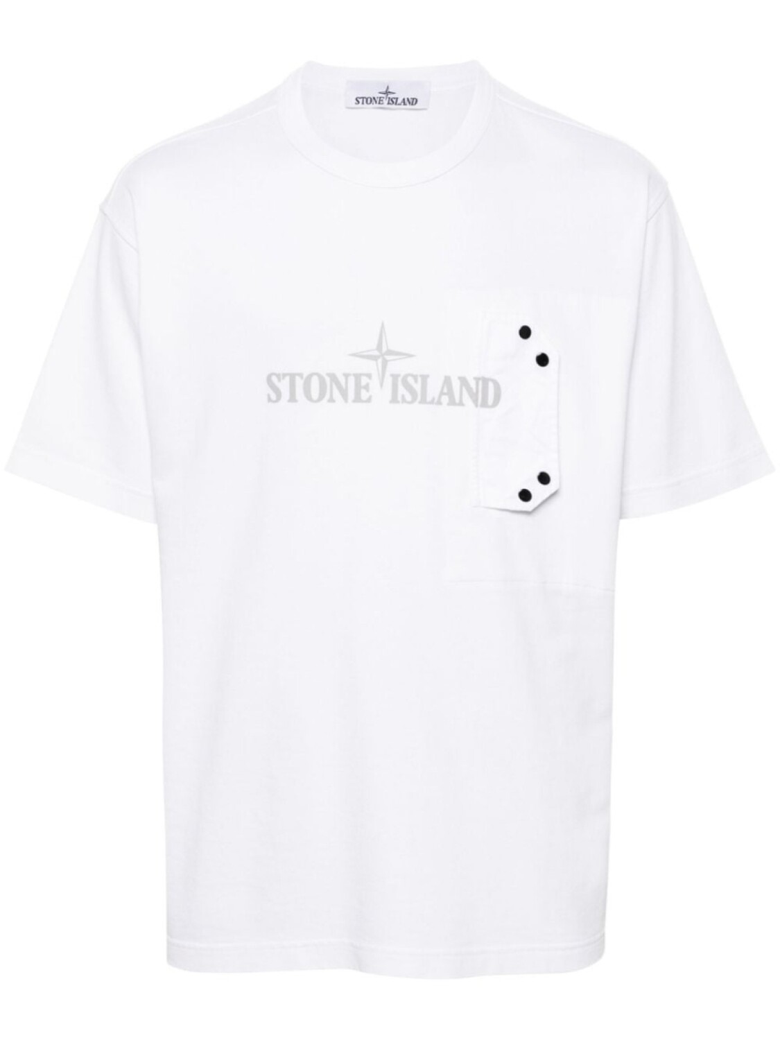 

Stone Island футболка с логотипом, белый