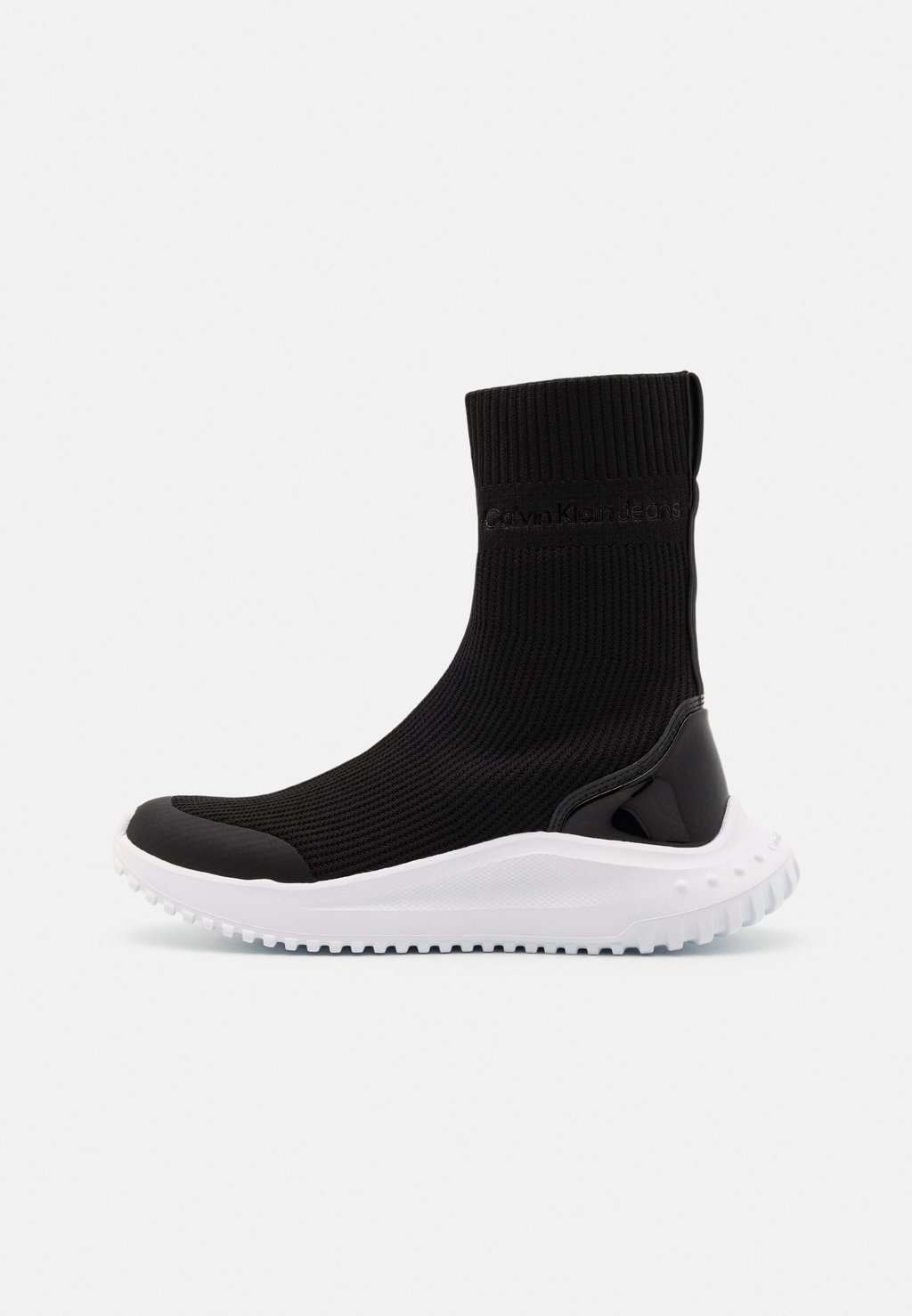 

Высокие туфли Calvin Klein Jeans EVA RUNNER SOCK, цвет black/bright white, Черный