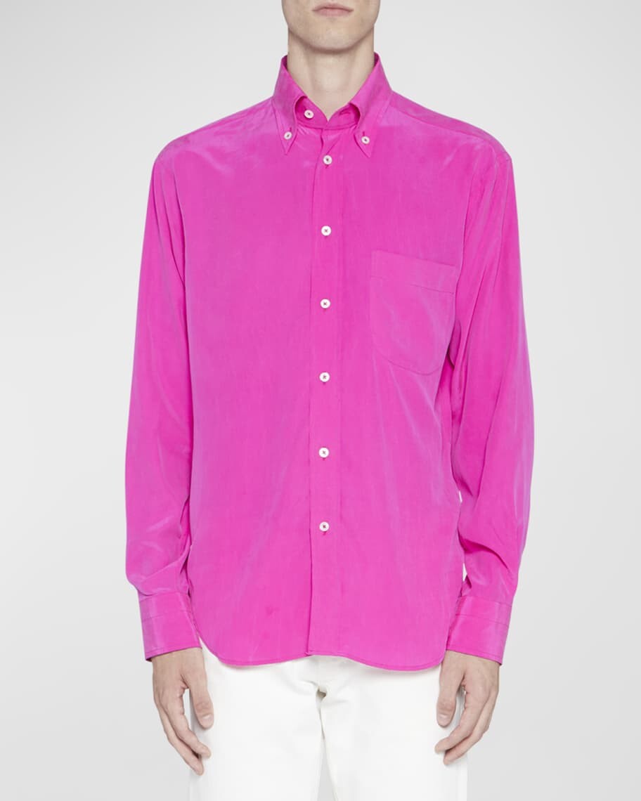 

Мужская спортивная рубашка Slim Fit с карманом TOM FORD
