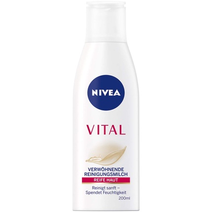 Питательное очищающее молочко Vital 200мл, Nivea