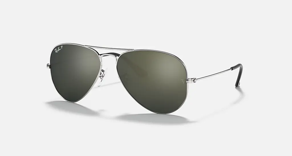 

Солнцезащитные очки Ray-Ban AVIATOR MIRROR, серый