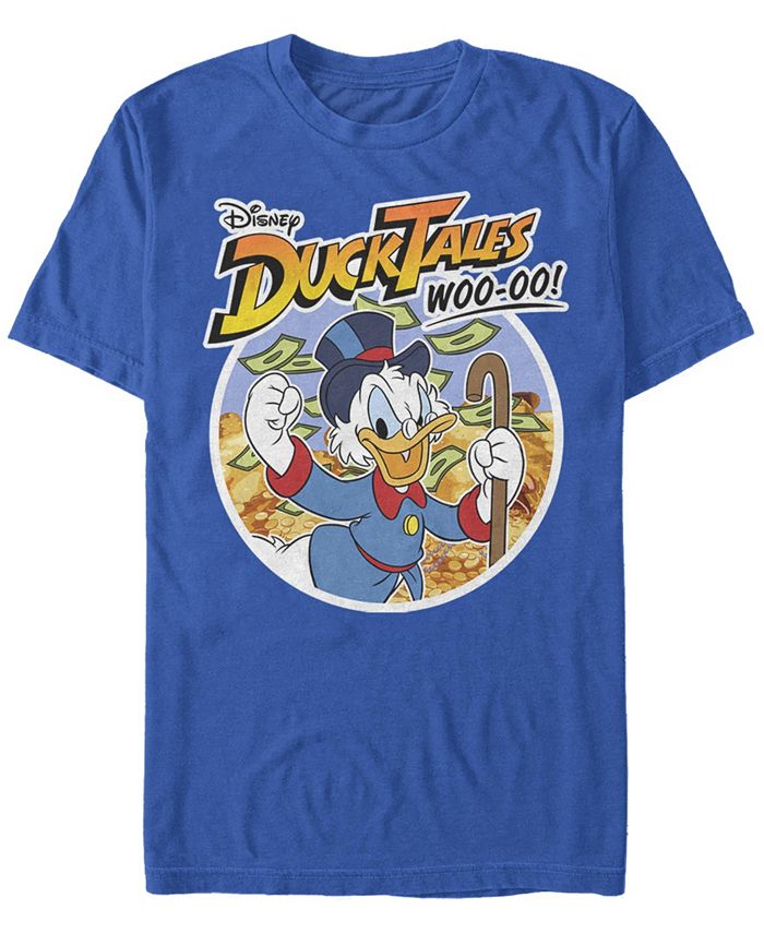 трубина александра самая красивая на свете Мужская футболка с коротким рукавом Duck Tales Scrooge McDuck Fifth Sun, синий