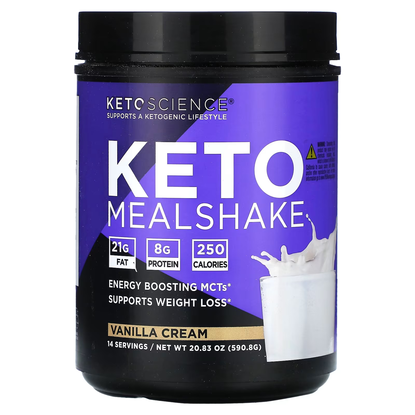 Крем Keto Science Keto MealShake ванильный кетогенный кофе латте с коллагеном primal kitchen