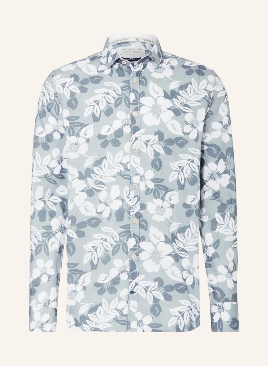 

Рубашка COLOURS & SONS Regular Fit, зеленый