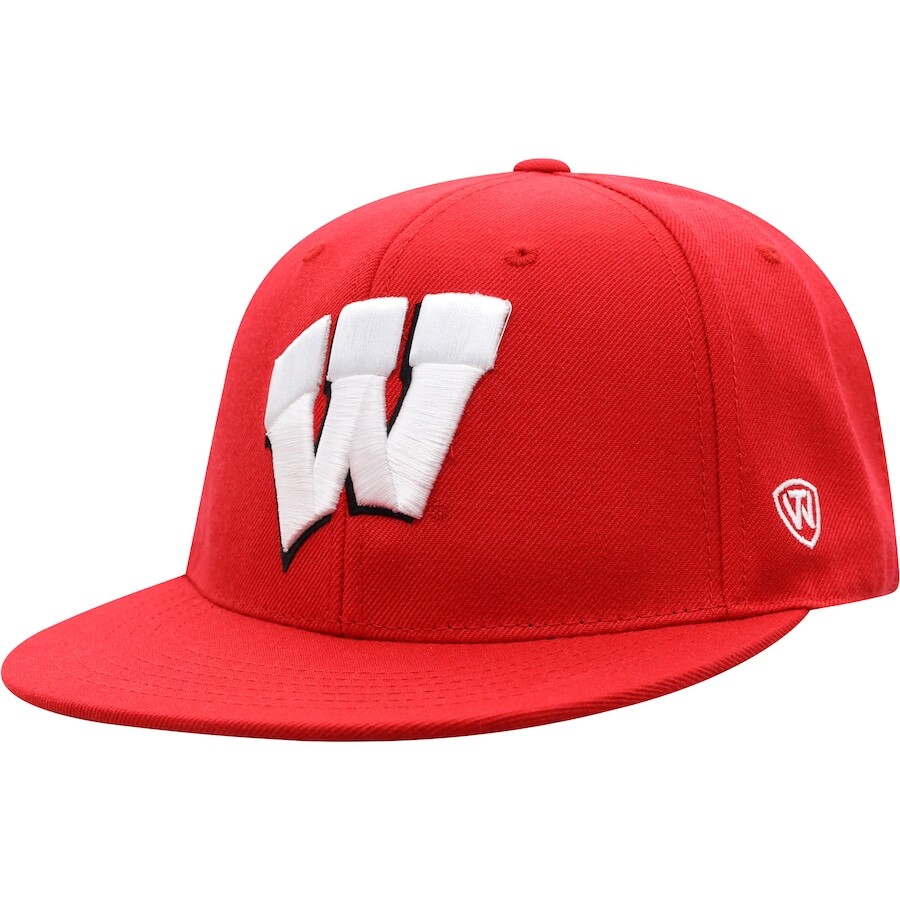 

Бейсболка Top of the World Wisconsin Badgers, красный