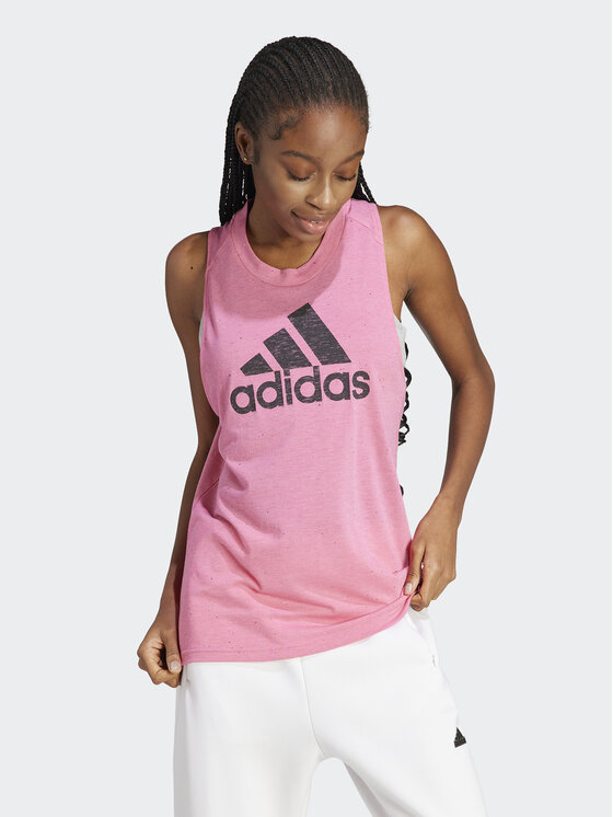 Топ свободного кроя Adidas, розовый топ domyos свободного кроя 46 размер