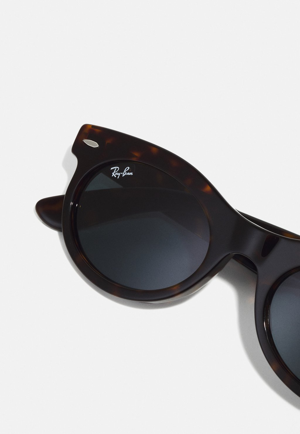 

Солнцезащитные очки Wayfarer Oval Unisex Ray-Ban, гавана/синие