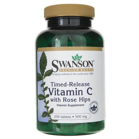 Swanson, Витамин С с шиповником пролонгированного действия 500 мг, 250 таблеток