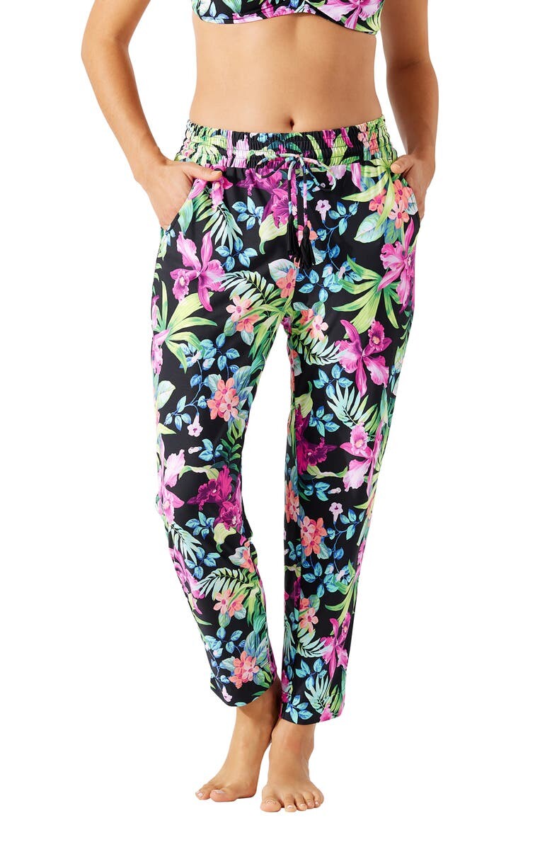 

Пляжные брюки Coastal Gardens Cover-Up TOMMY BAHAMA, черный