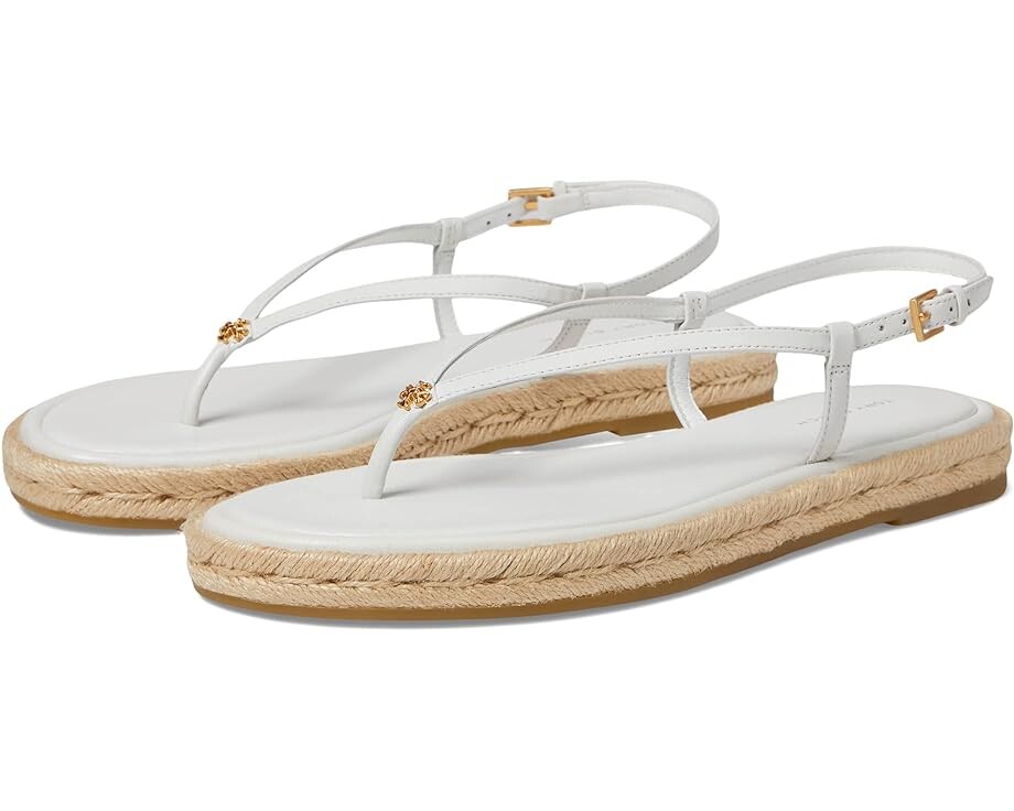 

Сандалии Tory Burch Espadrille Thong Sandal, цвет Gardenia