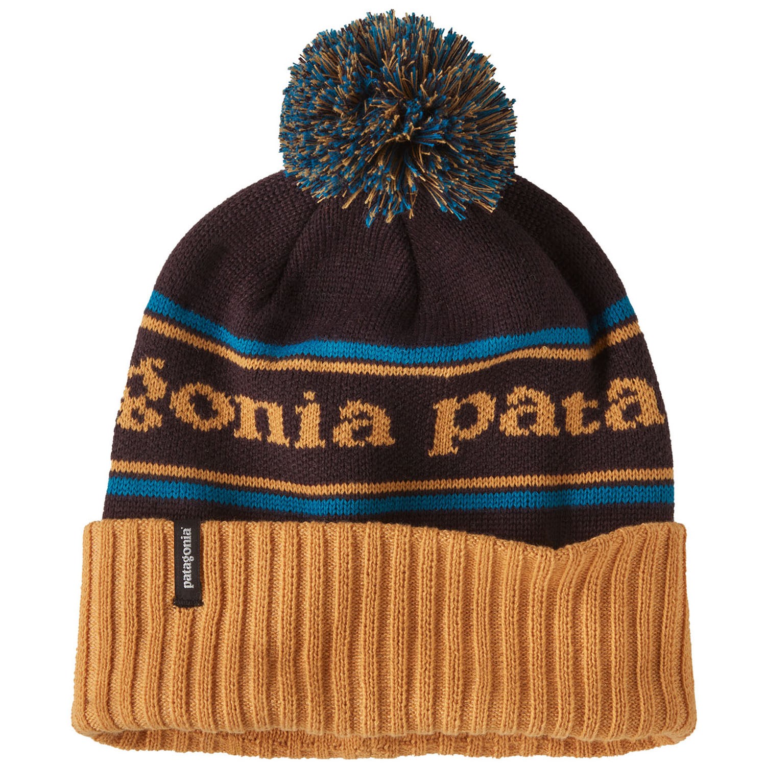 

Шапка Patagonia Powder Town, цвет Park Stripe/Dried Mango