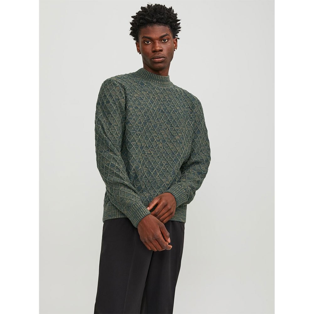 

Свитер Jack & Jones Ccziggi Mock Neck, зеленый