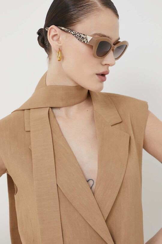

Угадай солнцезащитные очки Guess, бежевый