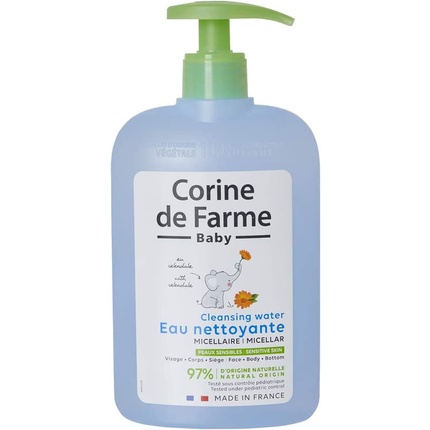 corine de farme вода мицеллярная очищающая 500 мл 500 г Мицеллярная очищающая вода с успокаивающей календулой 500мл, Corine De Farme