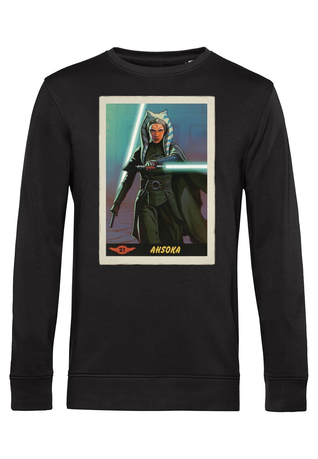 

Толстовка STAR WARS: THE MANDALORIAN AHSOKA CARD Star Wars, черный