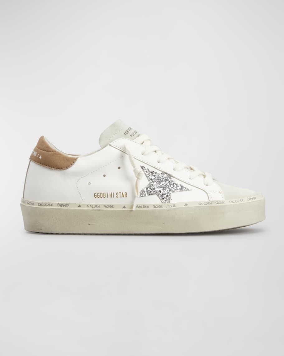 

Низкие кроссовки Hi Star с блестками Golden Goose